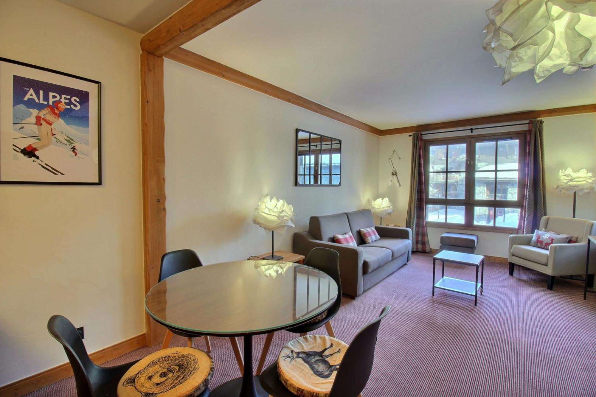Arc 1950 - Appartement Moderne - Sauna Hammam Jacuzzi - 4 Personnes Les Arcs  Exteriör bild