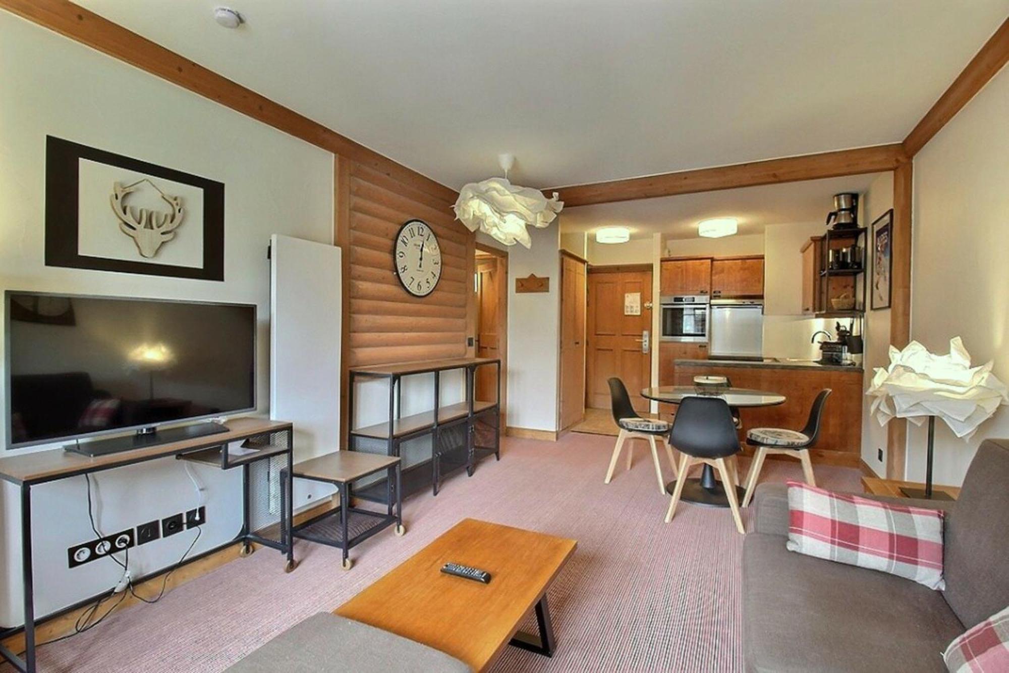 Arc 1950 - Appartement Moderne - Sauna Hammam Jacuzzi - 4 Personnes Les Arcs  Exteriör bild